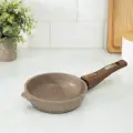 Сковорода Мечта Гранит Brown , d 18 см, антипригарное покрытие, съёмная ручка, литой алюминий, микс