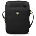 Сумка Guess через плечо для планшета до 10, Nylon Triangle metal logo, черная