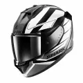 SHARK Мотошлем D-SKWAL 3 SIZLER, цвет Черный/Белый/Серый, Размер S