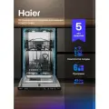 Встраиваемая посудомоечная машина Haier HDWE9-591RU, белый/черный