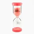 Песочные часы Happy time, на 30 минут, 4.4 x 12.6 см, красные