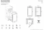 Встраиваемый винный шкаф Dunavox DAVS-72.185DB (new 2021)