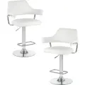 Стул барный Dobrin CHARLY (белый)(2 шт/уп)