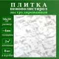 Потолочная плитка с рисунком под мрамор экструдированная пенопластовая