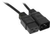 Шнур питания Rem R-16-Cord-C19-C20-1.8 C19-C20 проводник:3x1.5мм2 1.8м 220В 16А (упак:1шт) черный