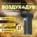Воздуходувка портативная/ ветродуйка аккумуляторная/ турбовентилятор 130000/ турбо вентилятор 5000 мАч.