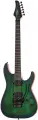 SCHECTER C-6 FR PRO AQB - 6-струнная электрогитара, 24 лада, корпус: красное дерево, гриф клён 3 куска, на болтах, накладка венге, звукосниматели HH Schecter Diamond Decimator, регулировки: громкость (push-pull), тон, 3х позиционный переключатель, Floyd R