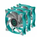 Вентилятор 120x120x25 iceberg IceGALE Xtra, PWM, TEAL, 500-3000rpm, 44dB(M), 0.54A, 3шт