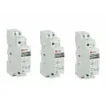 Контактор модульный КМ 25А NО+NC (1 мод.) EKF PROxima 3 штуки
