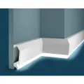 Плинтус под подсветку 5 штук 120х22х2000мм Экополимер PX034 Cosca Decor