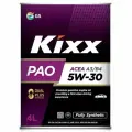 Масло моторное синтетическое KIXX PAO 5W-30 API: SN ACEA A3/B4 4 л.