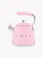 Чайник Smeg WKF01PK со свистком, Стиль 50-х, Розовый, Глянцевый
