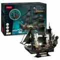 Пазл 3D Cubicfun Корабль Месть королевы Анны, с LED-подсветкой, 293 детали