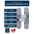 Скрытые петли для межкомнатных дверей Krona Koblenz, K1019, полированный хром
