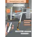 Вороток г-образный раздвижной телескопический 1/2 amaavto
