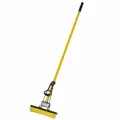 Швабра МОП губка, ПВА, 120х27 см, желтый, с отжимом, желтая, Марья Искусница, KD-8019YELLOW