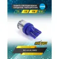 Лампа светодиодная VOLTON, T10, W2.1x9.5d, 12V, 10W, 5SMD габаритов, повторителей голубой