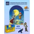 Пазл DAVICI Кощеева дружба, 20.7х15.5 см, детская коллекция, легкий уровень, 45 дет., 15.5х20.7х4.7 см, разноцветный
