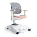Детское компьютерное кресло для стола ErgoKids Level Peach (арт. Y-108 PG) с регулируемыми подлокотниками и подставкой