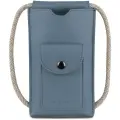 Сумка-чехол для мобильного телефона BUGATTI Almata, голубая, полиуретан, 11x2x18 см