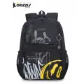 Рюкзак школьный GRIZZLY с карманом для ноутбука 13, анатомической спинкой, для мальчика, RB-653-3