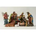 Фигурка новогодняя - Вертеп Рождение Христа (Набор из 11-ти фигур), Country Artists