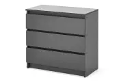 Комод Hoff Кент, напольный, прямой, 70х67,5х35 см, ЛДСП, цвет графит серый