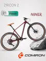 Велосипед горный COMIRON ZIRCON II 29-21, 1*12S, красный MATT OPALE RED