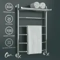 Полотенцесушитель Водяной Onix, модель Orion Plus PRO 500x800 Лесенка с нижним подключением, Хром, полный комплект