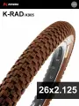 Покрышка велосипедная KENDA K-RAD K905 26x2,125 (56-559), городской протектор, корич.