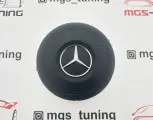 Подушка безопасности в руль Mercedes AMG с чёрной строчкой