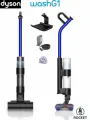 Электрошвабра Dyson WashG1 WR01, Ultra Blue/Matte Black (синий/черный) 492584-01 HK (переходник в комплекте)