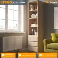 STERN (штерн) стеллаж СТЯ-1 Дуб Сонома, 501 x 2003 x 433 мм, ЛДСП
