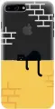 Силиконовый чехол на Apple iPhone 8 Plus / 7 Plus / Эпл Айфон 7 Плюс / 8 Плюс с рисунком Lazy Cat