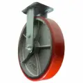 Не поворотные колеса для тележек викарт 250 мм, полиуретановые, большегрузные