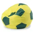 Мир Пуффов Кресло-мешок «Мяч» размер- XXL , Желто-зеленый, cъемный водоотталкивающий чехол