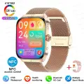 Смарт-часы для мужчин и женщин, NFC AMOLED-экран, всегда показывать время, Bluetooth-вызов, IP68, водонепроницаемые