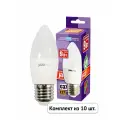 Светодиодная лампа JazzWay PLED Super Power C37 9W эквивалент 75W 5000K 820Лм E27 свеча (комплект из 10 шт)