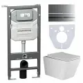 Комплект унитаза с инсталляцией Ceramicanova Metric CN3007_1002M_1000