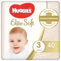 Подгузники Huggies Elite Soft, размер 3, 5-9 кг, 40 шт