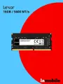 Оперативная память Lexar DDR5 5600 MT/s CL46 SODIMM Laptop Memory 16GB