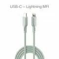 Кабель COMMO Jelly USB Type-C - Lightning MFI, 2,2 м Commo Light Gray