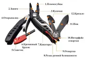 Мультитул TOOLS 12 в 1 мини-набор для выживания