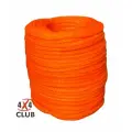 Синтетический лебедочный трос XL 8 мм 50 м, 6500 кг, оранжевый