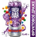 Газированый напиток Fresh Bar Magic Skills/Драже со смородиной и черникой 0,48 12 шт ж/б