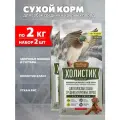 Деревенские лакомства холистик премьер для взрослых собак средних и крупных пород с уткой и рисом 2 + 2 кг