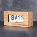 Винтажные Flip Сlock часы из дерева (21х11х8,5см)