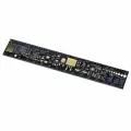 Линейка 15 см. PCB Ruler, стеклотекстолит FR4, черная, 10 шт.