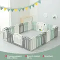 Манеж детский UNIX Kids Simple пластиковый, 225х188, большой игровой комплекс
