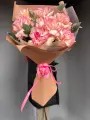 Огромные 13шт (на фото 8шт) Французские розы розовые в светлом букет эсп мол арт.00713881ст - Простороза. ру